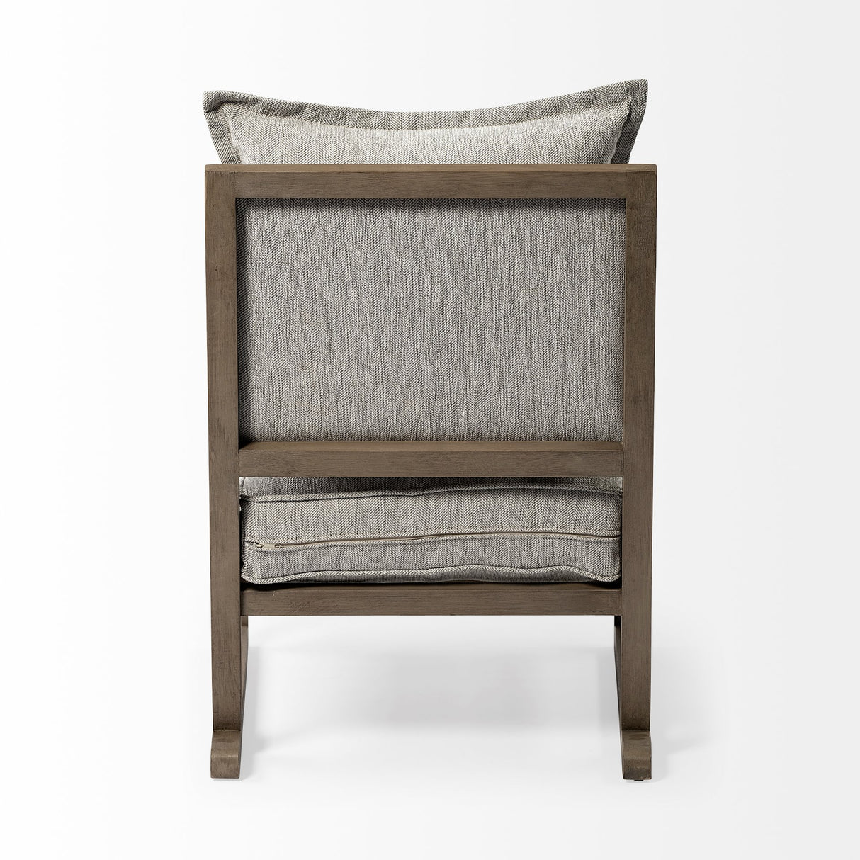 Sherlock Frost Gray Wood Frame Accent Chair from Mercana - Luna Furniture
