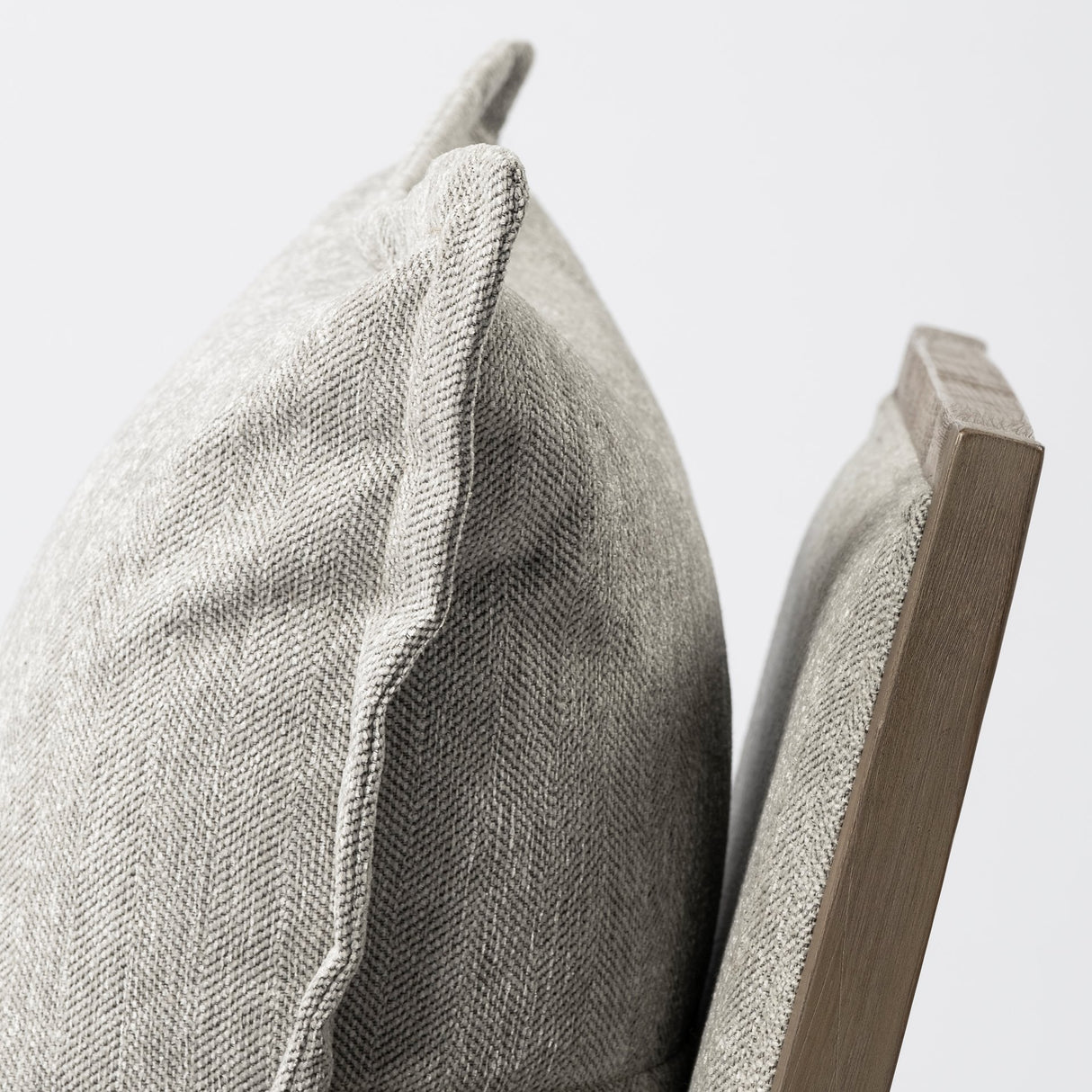 Sherlock Frost Gray Wood Frame Accent Chair from Mercana - Luna Furniture