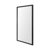 Bristol Espresso 20x40 Faux Wood Frame Bathroom Vanity Mirror from Mercana - Luna Furniture