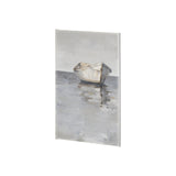 Boat on the Horizon I by Ethan Harper a Hand Embellished Textured Canvas from Mercana - Luna Furniture