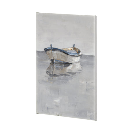 Boat on the Horizon II by Ethan Harper a Hand Embellished Textured Canvas from Mercana - Luna Furniture