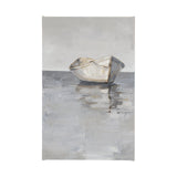 Boat on the Horizon I by Ethan Harper a Hand Embellished Textured Canvas from Mercana - Luna Furniture