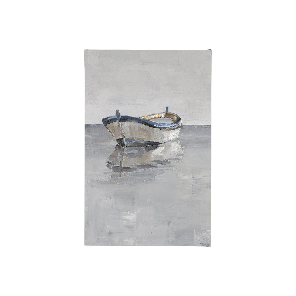 Boat on the Horizon II by Ethan Harper a Hand Embellished Textured Canvas from Mercana - Luna Furniture