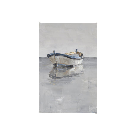 Boat on the Horizon II by Ethan Harper a Hand Embellished Textured Canvas from Mercana - Luna Furniture