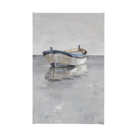 Boat on the Horizon II by Ethan Harper a Hand Embellished Textured Canvas from Mercana - Luna Furniture