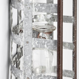 Margaret Wall Mounted Basket w Glass Bottle for Botanicals or Floral from Mercana - Luna Furniture