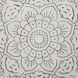 Miranda Set of 2 Stamped Metal Lotus Flower Wall Decor from Mercana - Luna Furniture