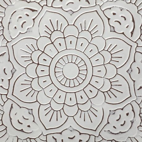 Miranda Set of 2 Stamped Metal Lotus Flower Wall Decor from Mercana - Luna Furniture