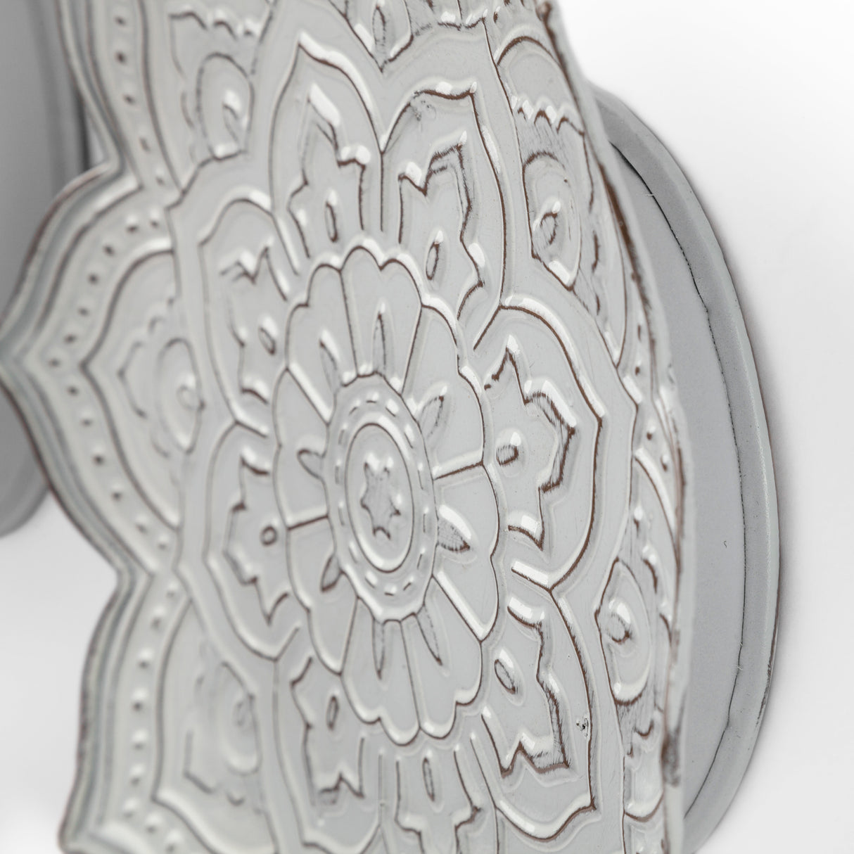 Miranda Set of 2 Stamped Metal Lotus Flower Wall Decor from Mercana - Luna Furniture
