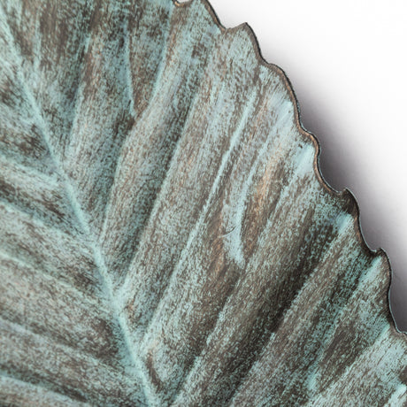 Brattea 12H Small Metal Leaf Wall Art from Mercana - Luna Furniture