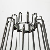 Madeline II Large Gunmetal Gray Metal Glass Test Tube Vase from Mercana - Luna Furniture