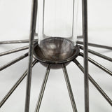 Madeline II Large Gunmetal Gray Metal Glass Test Tube Vase from Mercana - Luna Furniture