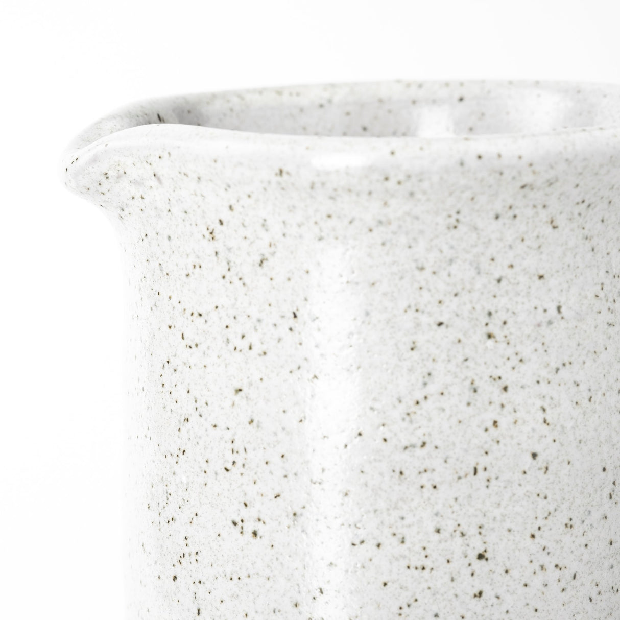 Frieda Small Freckled Gray Ceramic Jug from Mercana - Luna Furniture
