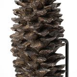Pinterra (Small) 4L x 4W Brown Resin Pinecone Replica from Mercana - Luna Furniture