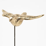 Aya Set of 3 11L x 4W Gold Metal Decorative Birds from Mercana - Luna Furniture