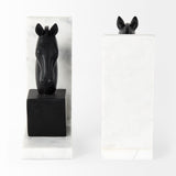 Hidalgo (Set of 2) 14L x 3W Black Majestic Horse Bookends from Mercana - Luna Furniture