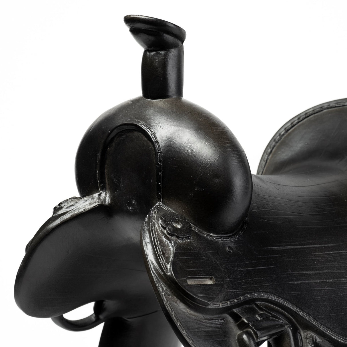 Colt I 9L x 8W Black Equestrian-Inspired Western Horse Saddle from Mercana - Luna Furniture