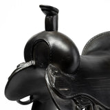 Colt I 9L x 8W Black Equestrian-Inspired Western Horse Saddle from Mercana - Luna Furniture