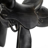 Colt I 9L x 8W Black Equestrian-Inspired Western Horse Saddle from Mercana - Luna Furniture