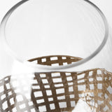 Reena II Large Gold Woven Metal Base Table Candle Holder from Mercana - Luna Furniture