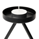 Meira Black Metal Seven Votive Table Candle Holder from Mercana - Luna Furniture