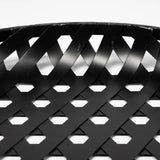 Lito (Set of 2) Black Woven Metal Round Serving Trays from Mercana - Luna Furniture