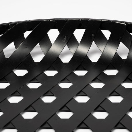 Lito (Set of 2) Black Woven Metal Round Serving Trays from Mercana - Luna Furniture