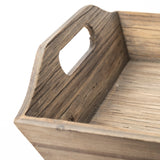 Tawny (Set of 2) Natural Wooden Trays from Mercana - Luna Furniture