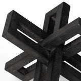 Aleph (Set of 3) Black Metal Small Medium & Large Jacks from Mercana - Luna Furniture