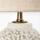 Mariam (26"H) Cream Coral-Inspired Base Table Lamp from Mercana - Luna Furniture