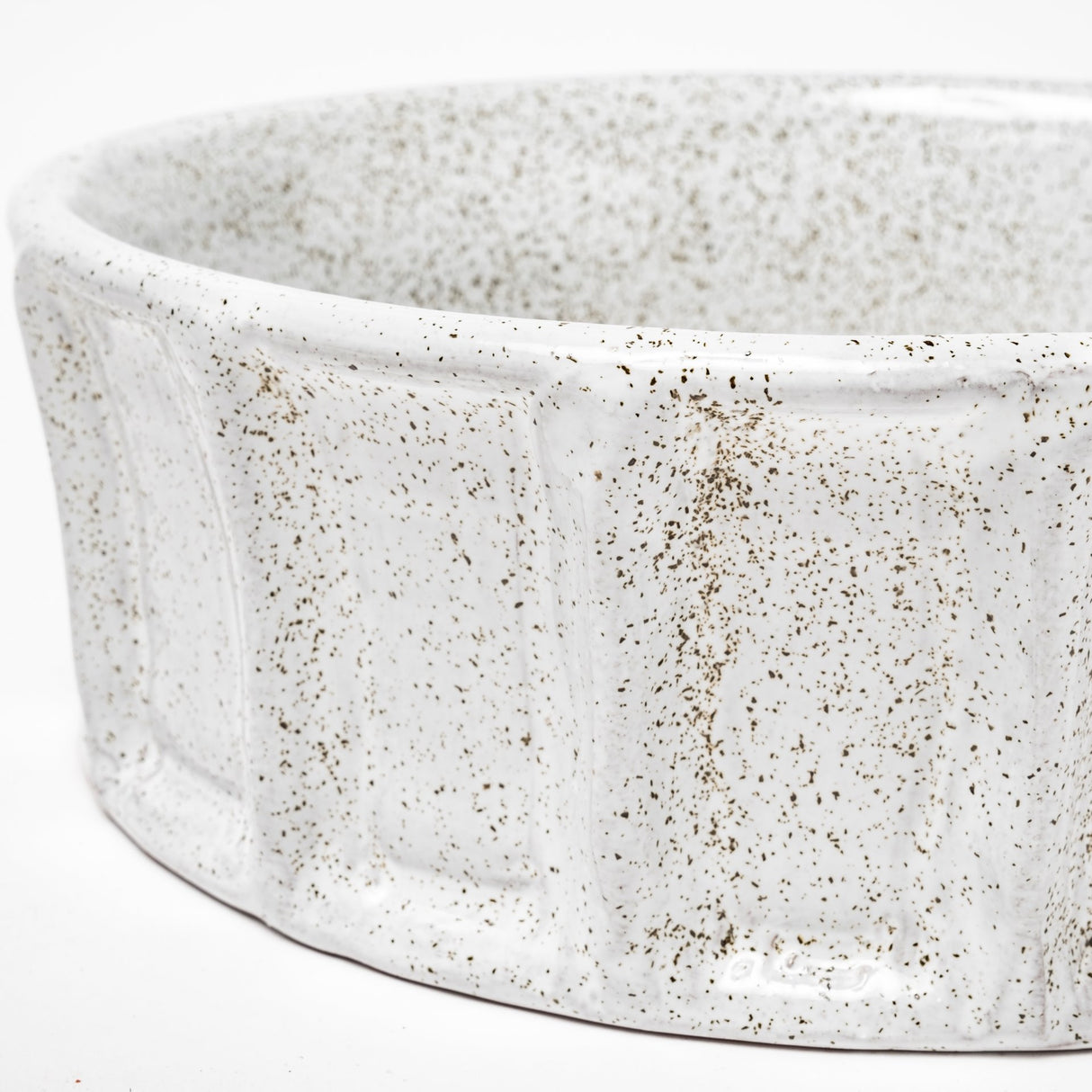 Silone (Small) 9L x 9W White Ceramic Bowl from Mercana - Luna Furniture