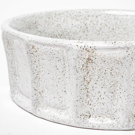 Silone (Small) 9L x 9W White Ceramic Bowl from Mercana - Luna Furniture