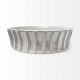 Silone (Large) 16L x 16W White Ceramic Bowl from Mercana - Luna Furniture