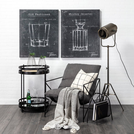 Madeline II Large Gunmetal Gray Metal Glass Test Tube Vase from Mercana - Luna Furniture