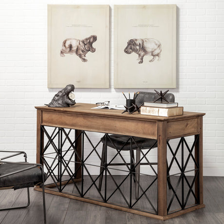 Rhea (Set of 3) Brown Cast Iron Small, Medium & Large Jacks from Mercana - Luna Furniture