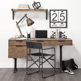 Direttore Black Iron Frame Black Leather Dining Chair from Mercana - Luna Furniture