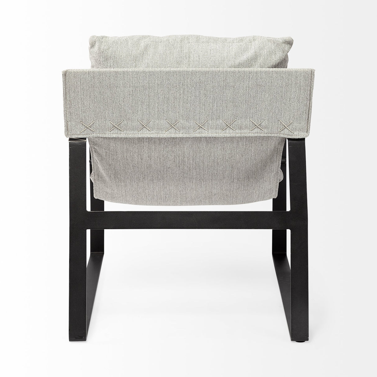 Guilia Frost Gray With Metal Frame Sling Accent Chair from Mercana - Luna Furniture