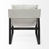 Guilia Frost Gray With Metal Frame Sling Accent Chair from Mercana - Luna Furniture