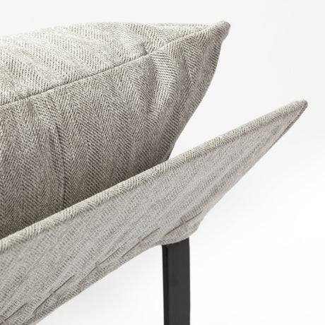 Guilia Frost Gray With Metal Frame Sling Accent Chair from Mercana - Luna Furniture