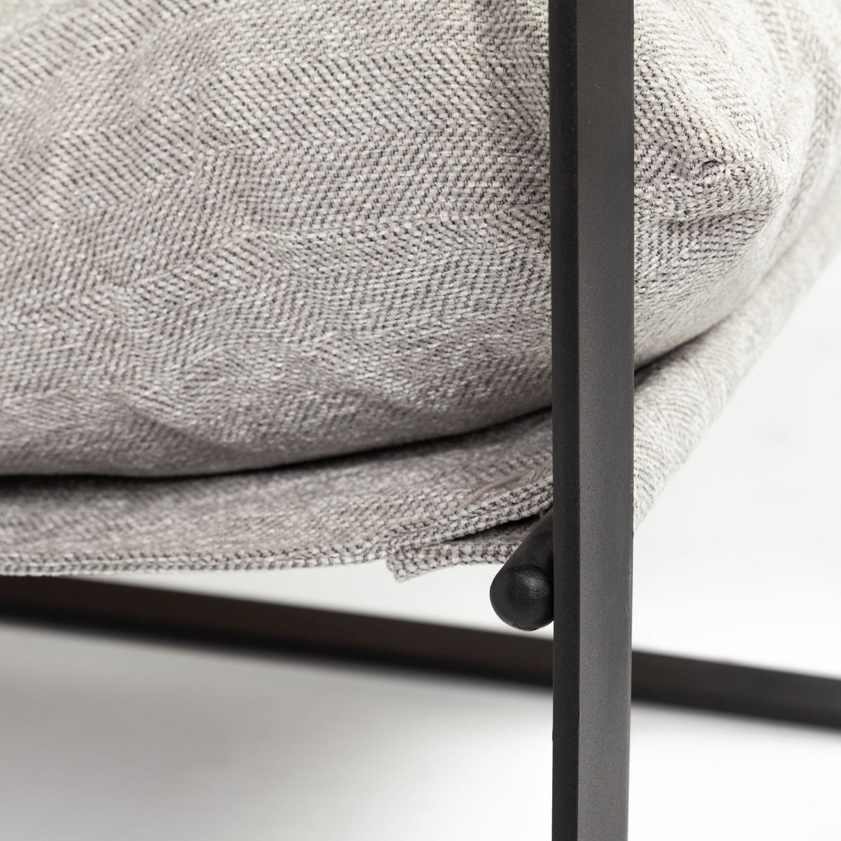 Guilia Frost Gray With Metal Frame Sling Accent Chair from Mercana - Luna Furniture