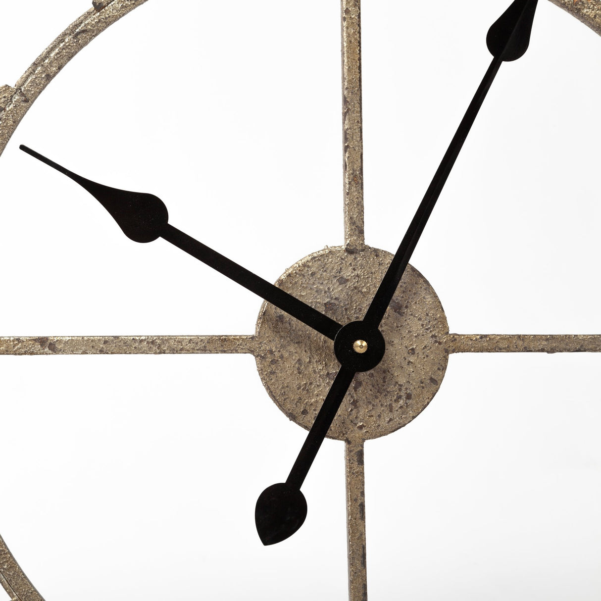 Mething Light Brown 25" Medium Farmhouse Wall Clock from Mercana - Luna Furniture