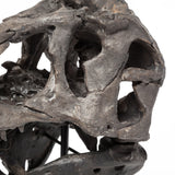 Jurassic 6L x 10W Brown Resin Tyrannosaurus Skull Replica from Mercana - Luna Furniture