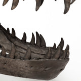 Lagrane 19L x 11W Brown Resin Tyrannosaurus T Rex Dinosaur Skull Replica from Mercana - Luna Furniture
