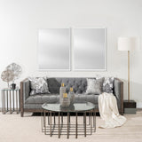 Bristol White Plain 3Mil Mirror 30 x 40 from Mercana - Luna Furniture