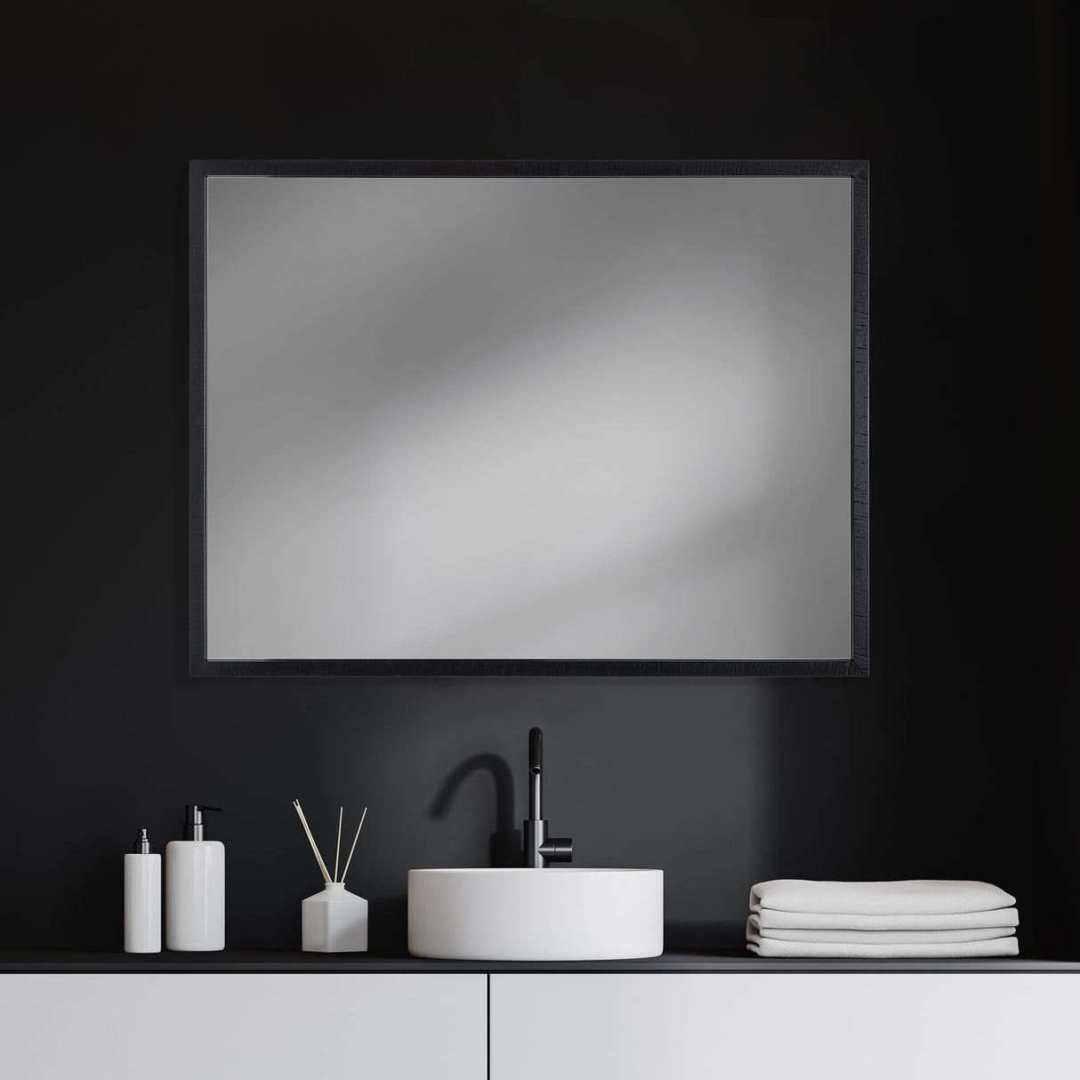 Bristol Espresso Plain 3Mil Mirror 30 x 40 from Mercana - Luna Furniture