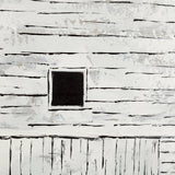 Sawmill Creek 42x62 Farmhouse White Barn Original Hand Painted on Wood Oil Painting from Mercana - Luna Furniture