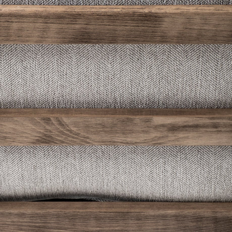 Olympus VI Frost Grey Fabric Wrapped Wooden Frame Accent Chair from Mercana - Luna Furniture