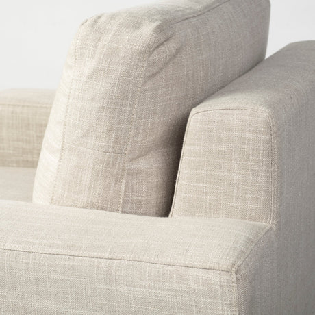 Colburne I Beige Fabric W/ Wood and Iron Frame Accent Chair from Mercana - Luna Furniture