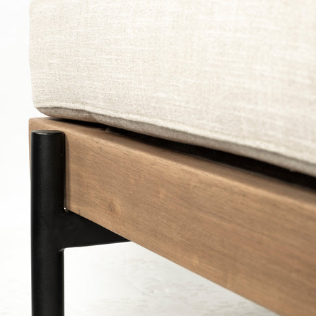 Colburne I Beige Fabric W/ Wood and Iron Frame Accent Chair from Mercana - Luna Furniture