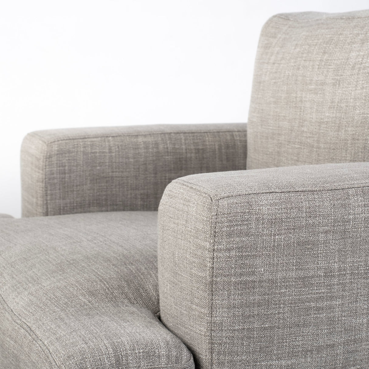 Colburne I Gray Fabric W/ Wood and Iron Frame Accent Chair from Mercana - Luna Furniture